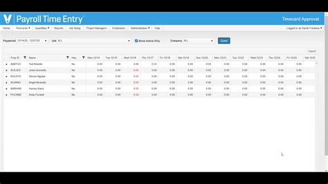pte payroll time entry.